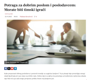 Potraga za dobrim poslom i poslodavcem